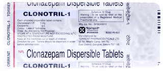 Clonotril 1 Mg Tablet 10