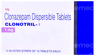 Clonotril 1 Mg Tablet 15