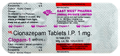 Clopam 1 Mg Tablet 10