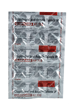 Clopicard Ap 75 Tablet 15