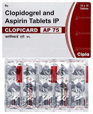 Clopicard Ap 75 Tablet 15