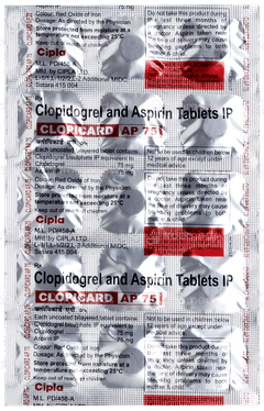 Clopicard Ap 75 Tablet 15
