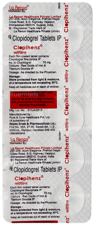Clopihenz Tablet 10