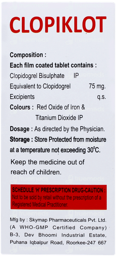 Clopiklot Tablet 10 Clopiklot Tablet 10