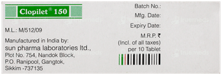 Clopilet 150 Tablet 10