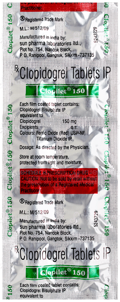 Clopilet 150 Tablet 10 Clopilet 150 Tablet 10