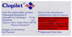 Clopilet Tablet 15