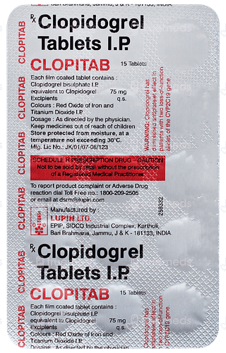 Clopitab Tablet 15