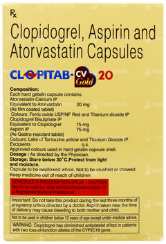 Clopitab Cv Gold 20 Capsule 10