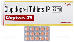 Clopivas 75 Tablet 15