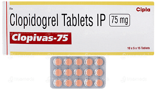 Clopivas 75 Tablet 15