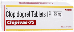 Clopivas 75 Tablet 15 Clopivas 75 Tablet 15