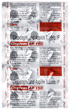 Clopivas Ap 150 Tablet 15 Clopivas Ap 150 Tablet 15