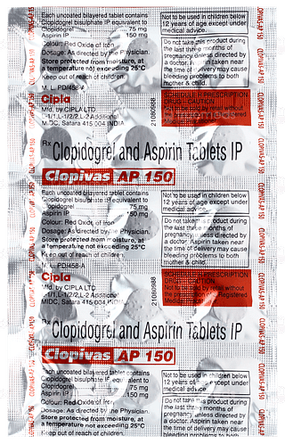 Clopivas Ap 150 Tablet 15