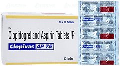 Clopivas Ap 75 Tablet 15