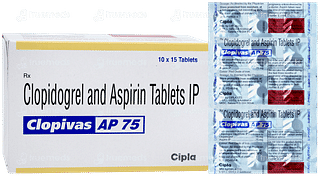 Clopivas Ap 75 Tablet 15