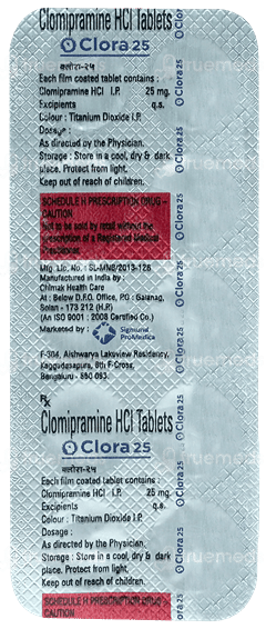 Clora 25 Mg Tablet 10