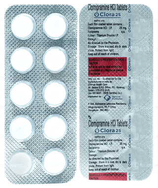Clora 25 Mg Tablet 10