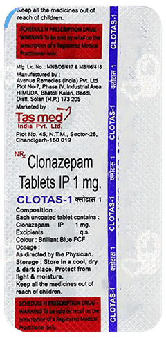 Clotas 1Mg Tablet 10