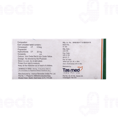 Clotas Plus 0.5/20mg Tablet 10