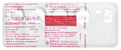 Clozabest 100 Mg Tablet 10