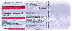 Clozam 10 Tablet 10