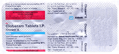 Clozam 5 Tablet 10