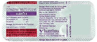 Cloze 2 Mg Tablet 10
