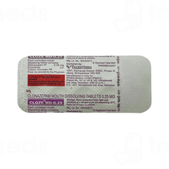 Cloze Md 0.25 MG Tablet 10