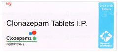 Clozepam 2 Mg Tablet 10