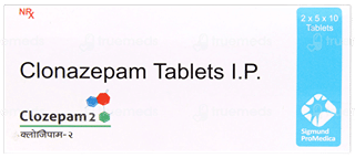 Clozepam 2 Mg Tablet 10