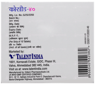 Cocid 40 Tablet 10