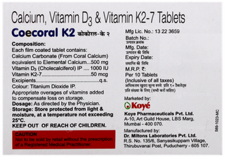 Coecoral K2 Tablet 10