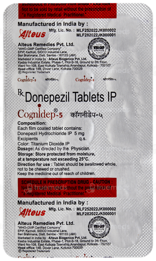 Cognidep 5 Tablet 15