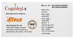 Cognidep 5 Tablet 15 Cognidep 5 Tablet 15