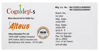 Cognidep 5 Tablet 15