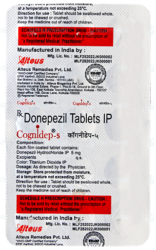 Cognidep 5 Tablet 15