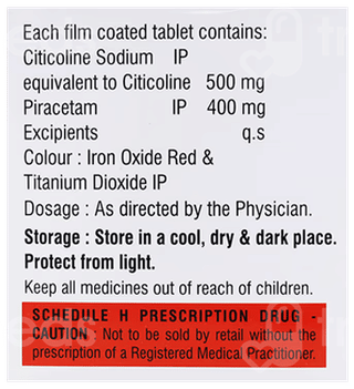 Cognitam Plus 500/400 Tablet 10