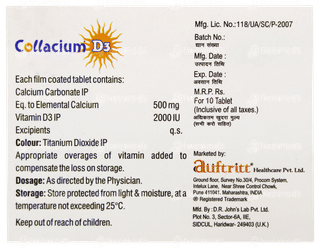 Collacium D3 Tablet 10