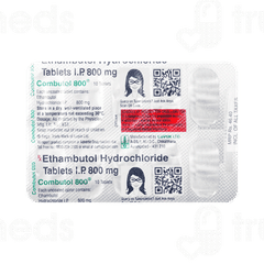 Combutol 800 MG Tablet 10