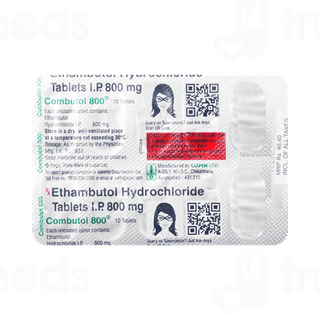 Combutol 800 MG Tablet 10