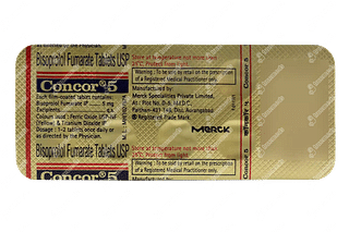 Concor 5 MG Tablet 10