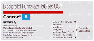 Concor 5 Tablet 10