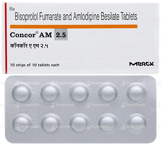 Concor Am 2.5 Tablet 10