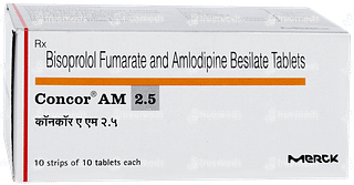 Concor Am 2.5 Tablet 10