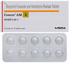 Concor Am 5 Tablet 10