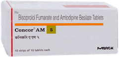 Concor Am 5 Tablet 10