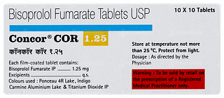 Concor Cor 1.25 Tablet 10