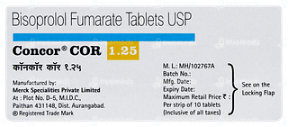 Concor Cor 1.25 Tablet 10