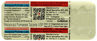 Concor Cor 1.25 Tablet 10